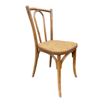 Viennese chair bentwood bistrot café Paris signed Baumann