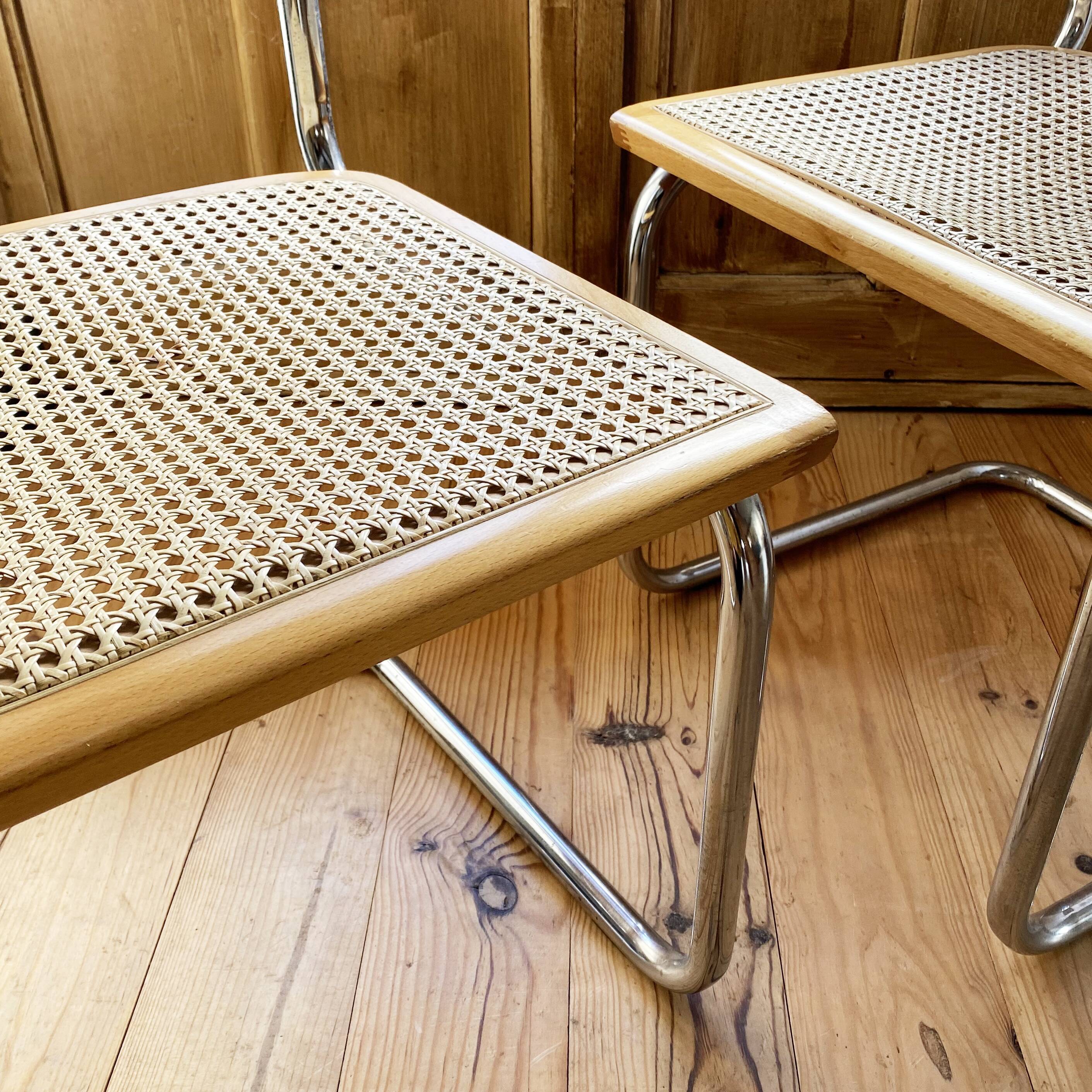 Pair of chairs B32 Marcel Breuer