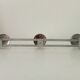 Vintage chrome wall coat rack from the 60s/70s.
