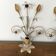 Pair of sconces in metal and glass
