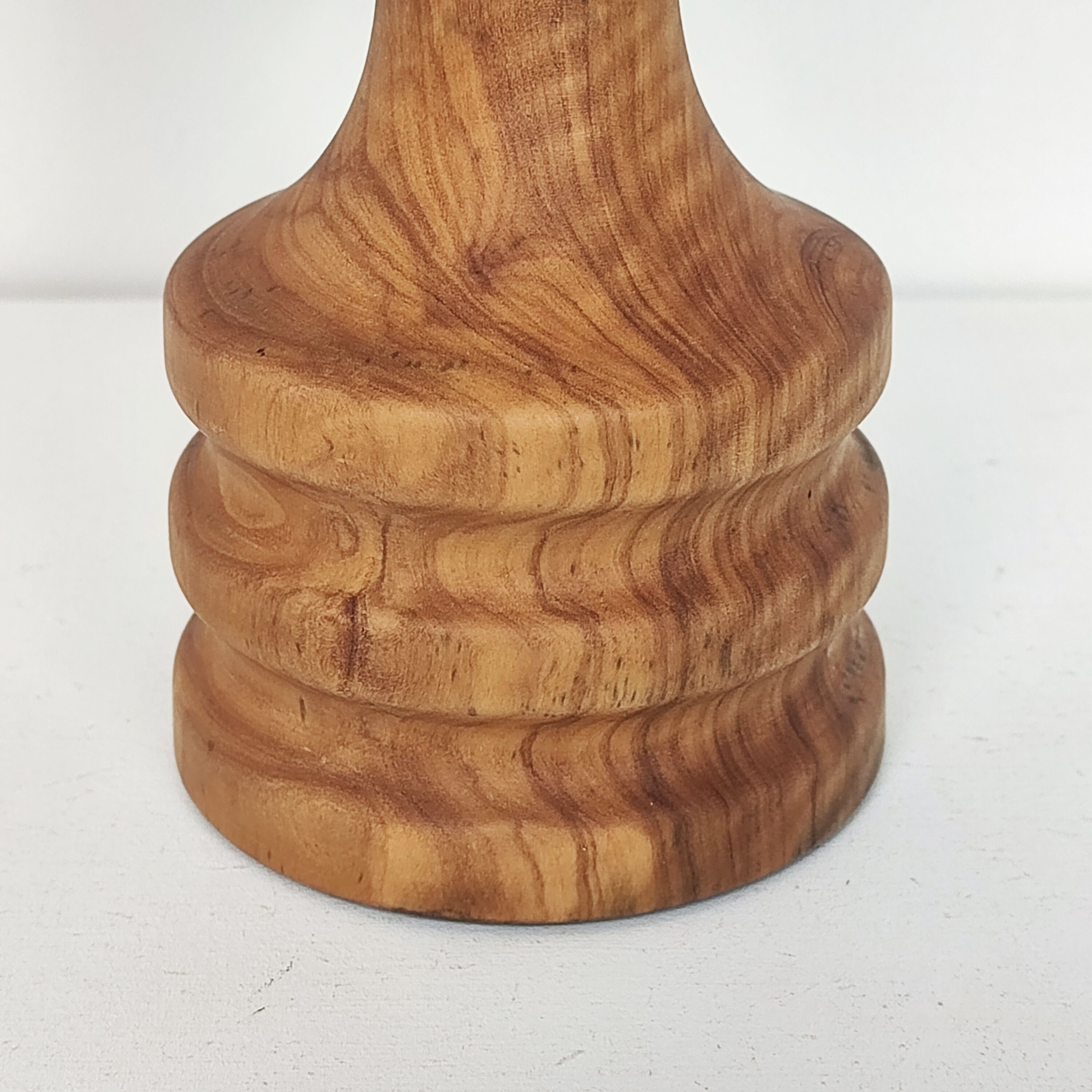 Lampe pied en bois