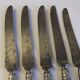 Old knives cutlery table service