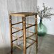 Tabouret bois/cannage