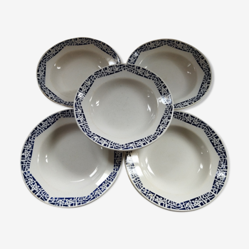 Assiettes creuses Niderviller