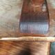 Set of 8 wooden bistro chairs