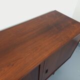 Vintage Scandinavian enfilade by Danish designer Arne Vodder in rosewood.