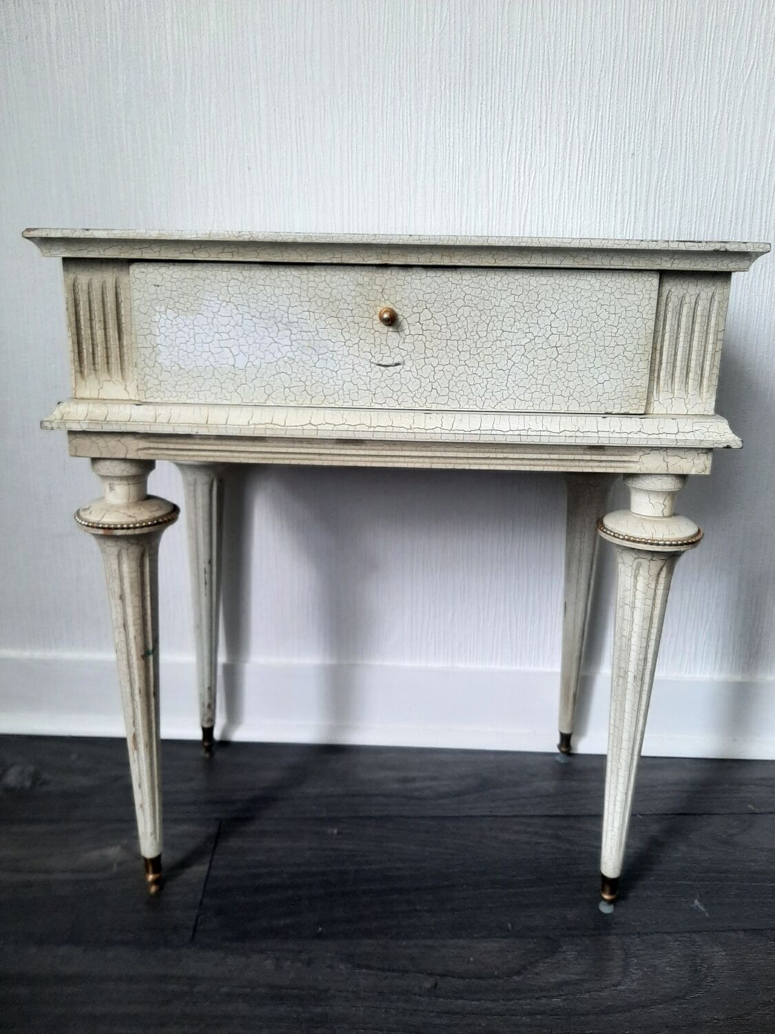 Vintage Louis XVI bedside table