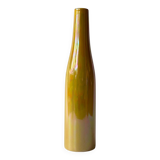 Vase soliflore en céramique jaune irisé 34cm