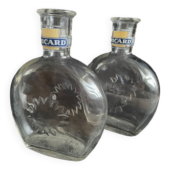 Lot de 2 carafes bouteilles Ricard