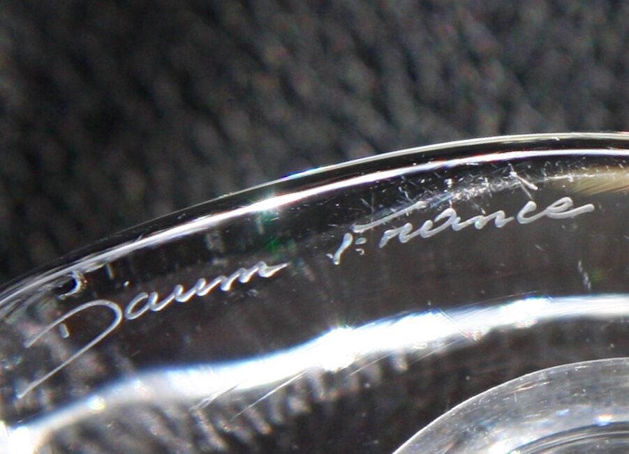Table lighter Daum France design Baumann.