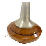 70s floor lamp in ceramic and chrome metal