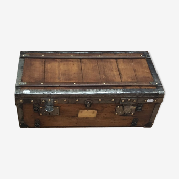 Vintage wooden trunk