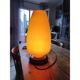 Lampe opaline saumon année 60