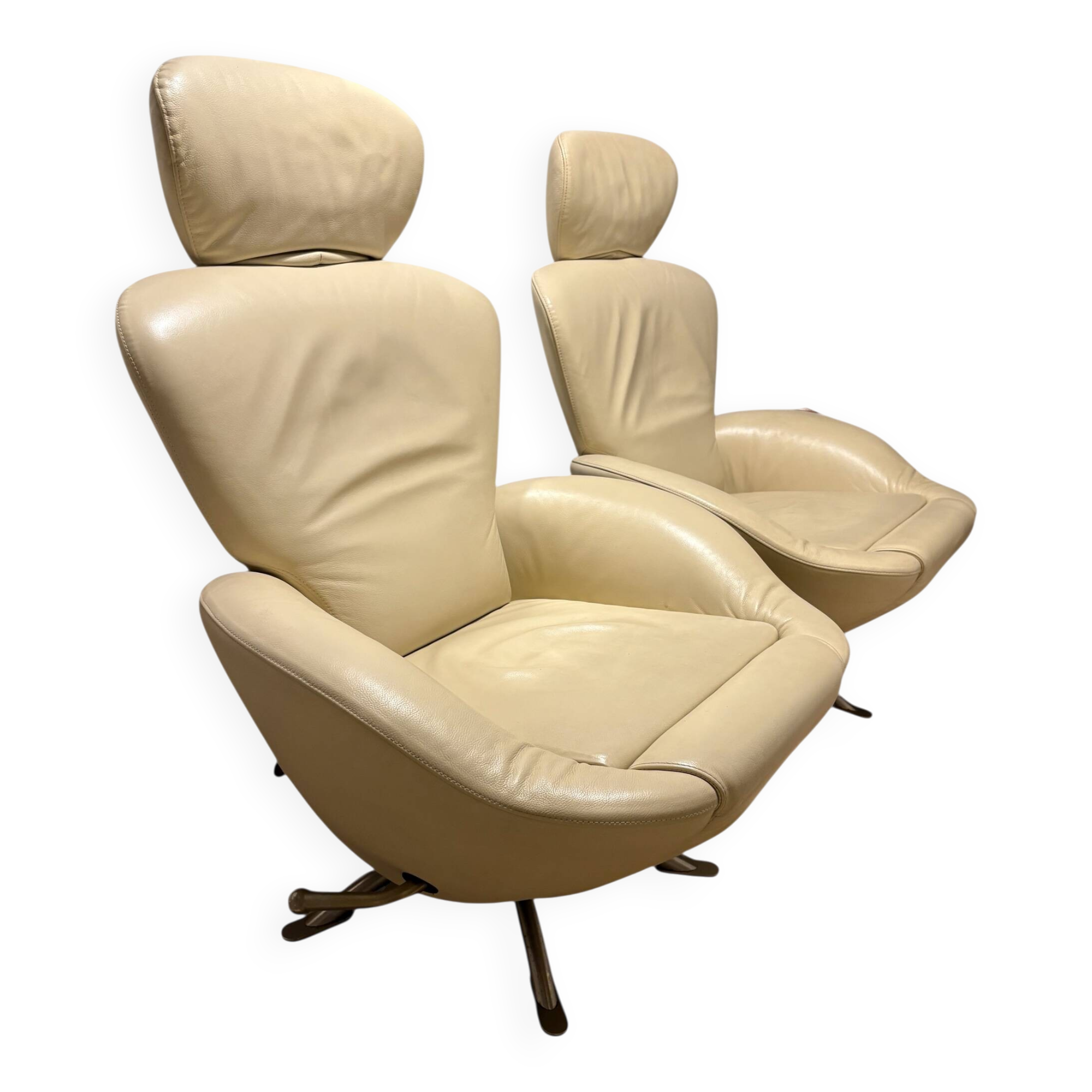 Paire de fauteuils Dodo Cassina