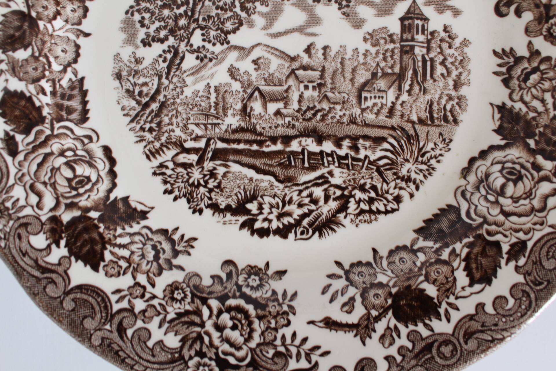 English Style Dessert Plates, Lunéville