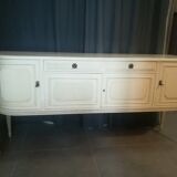 Enfilade style Louis XVI lacquered cream