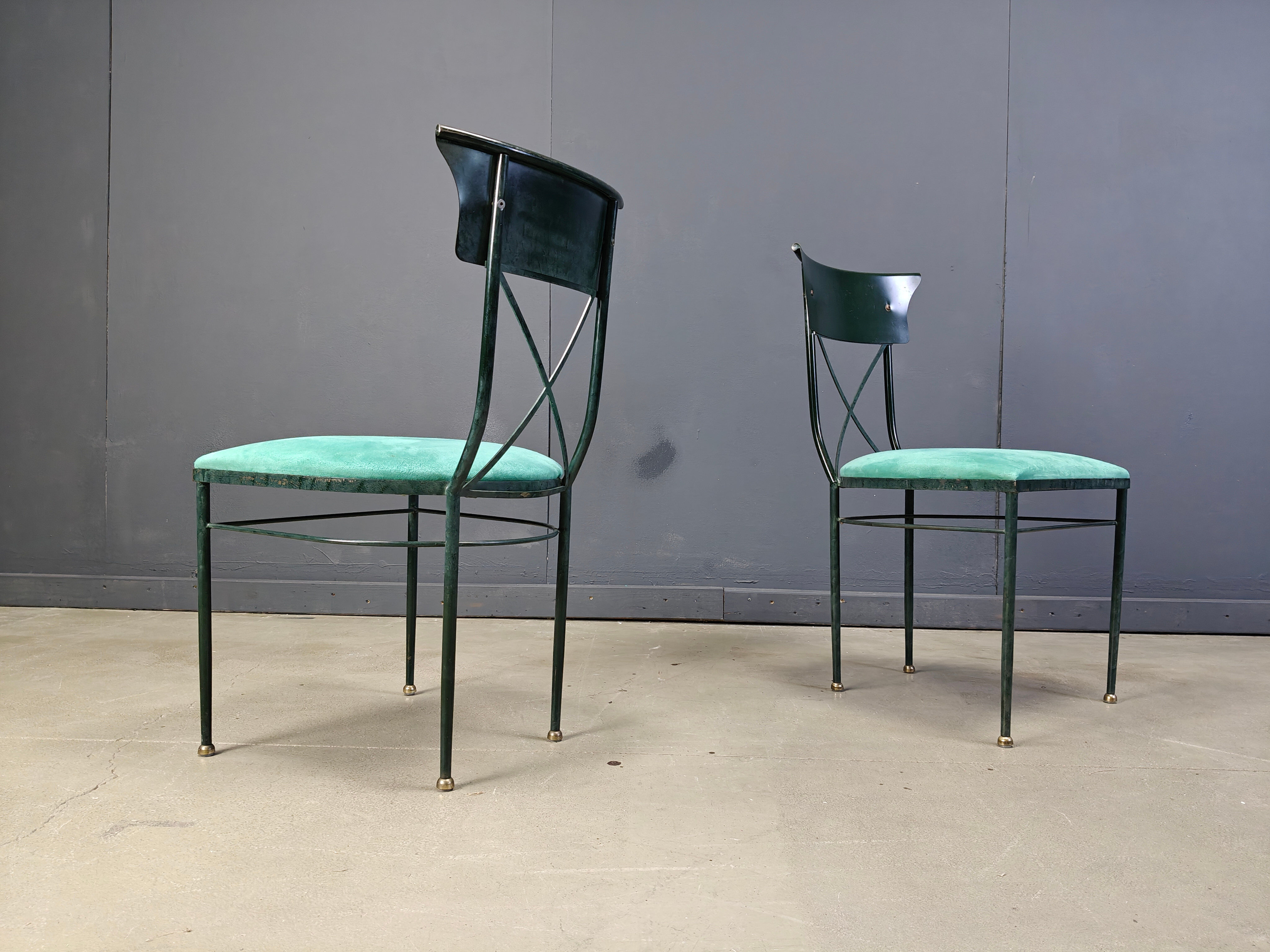 Vintage dining chairs by Belgochrom, set of 6 - 1970s
