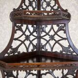 Mahogany Corner Cabinet, 1890s