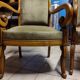 Louis Philippe style living room in walnut signed Grange, early 20th century