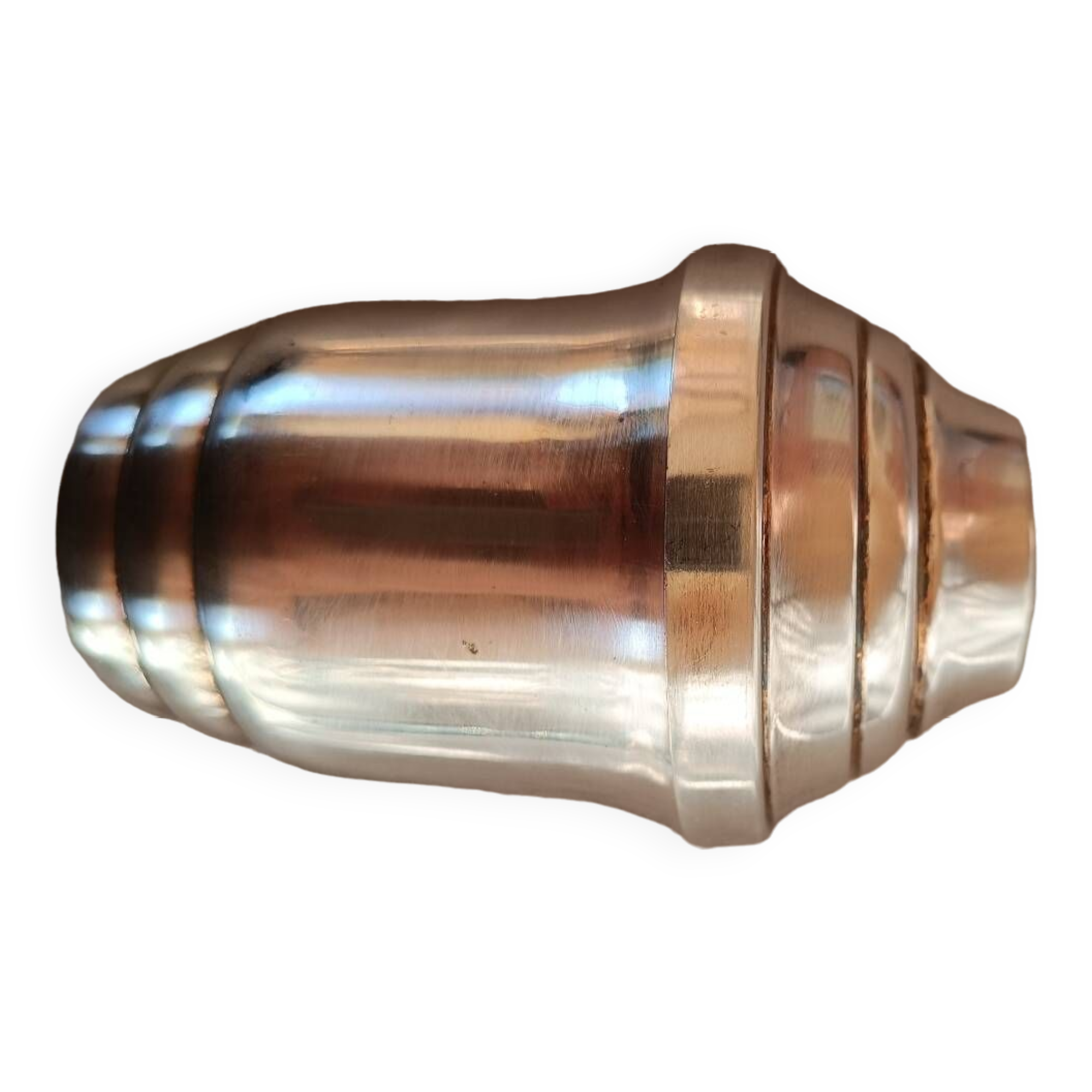 Silver metal citrus press tumbler