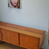 Modernist long sideboard of the 1970s