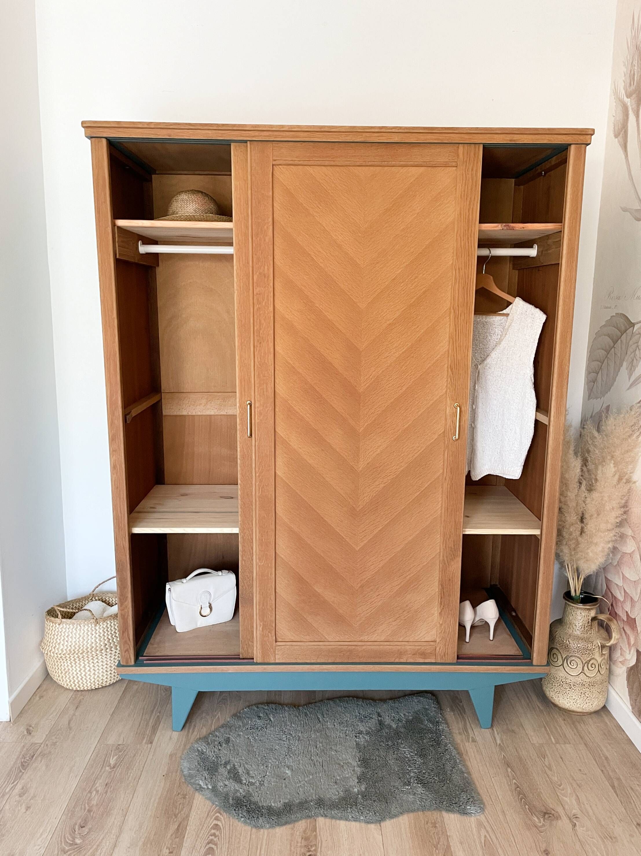 1960s sliding door wardrobe