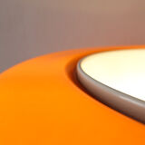 Floor Lamp Chrome and Orange, 1970's