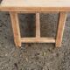Farmhouse table 2 drawers 2 extensions in solid oak raw wood