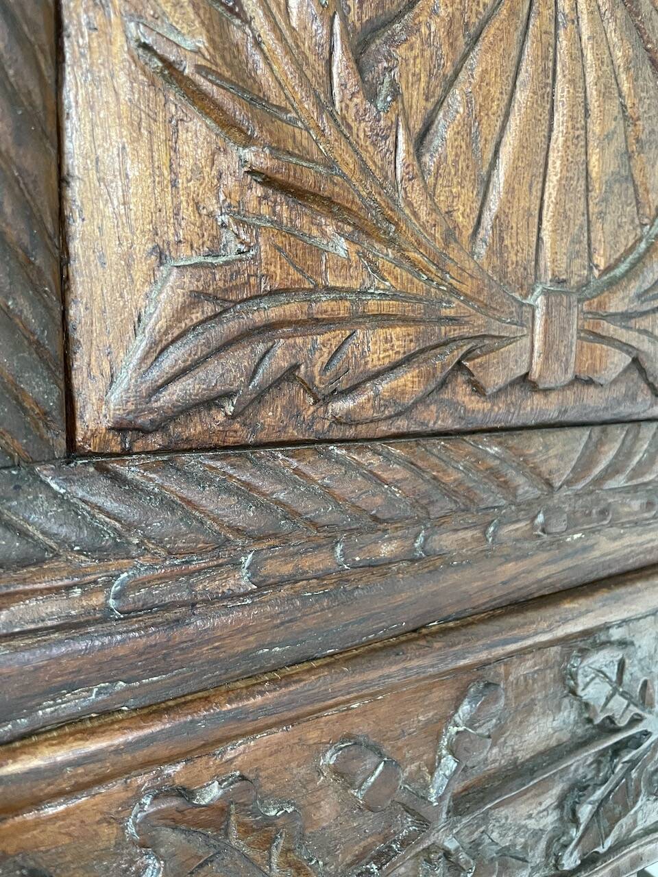 Auvergne brutalist folk art furniture 1890