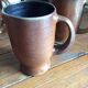 6 stoneware mugs