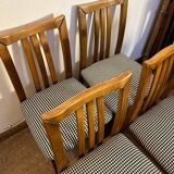 Set of 4 vintage wooden chairs