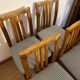 Lot de 4 chaises vintage bois