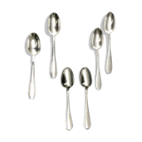Set of 6 small old boulenger spoons