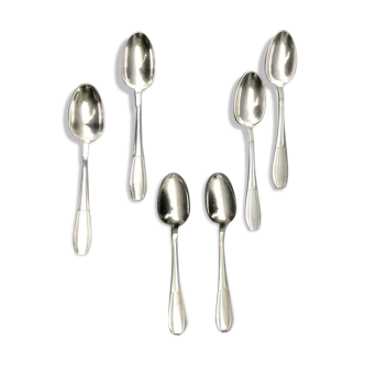 Set of 6 small old boulenger spoons