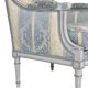 Set of 4 Louis XVI style bergère armchairs