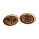 Set of 2 Pornic "Palmyre" plates