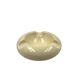 Space age cream ceramic ashtray, Sicart Italy 1970s