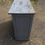 Blue patinated Parisian buffet