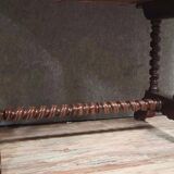 Napoleon III period winged desk table in mahogany