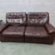 Leather sofa 2 places DS66 De Sede years 70/80