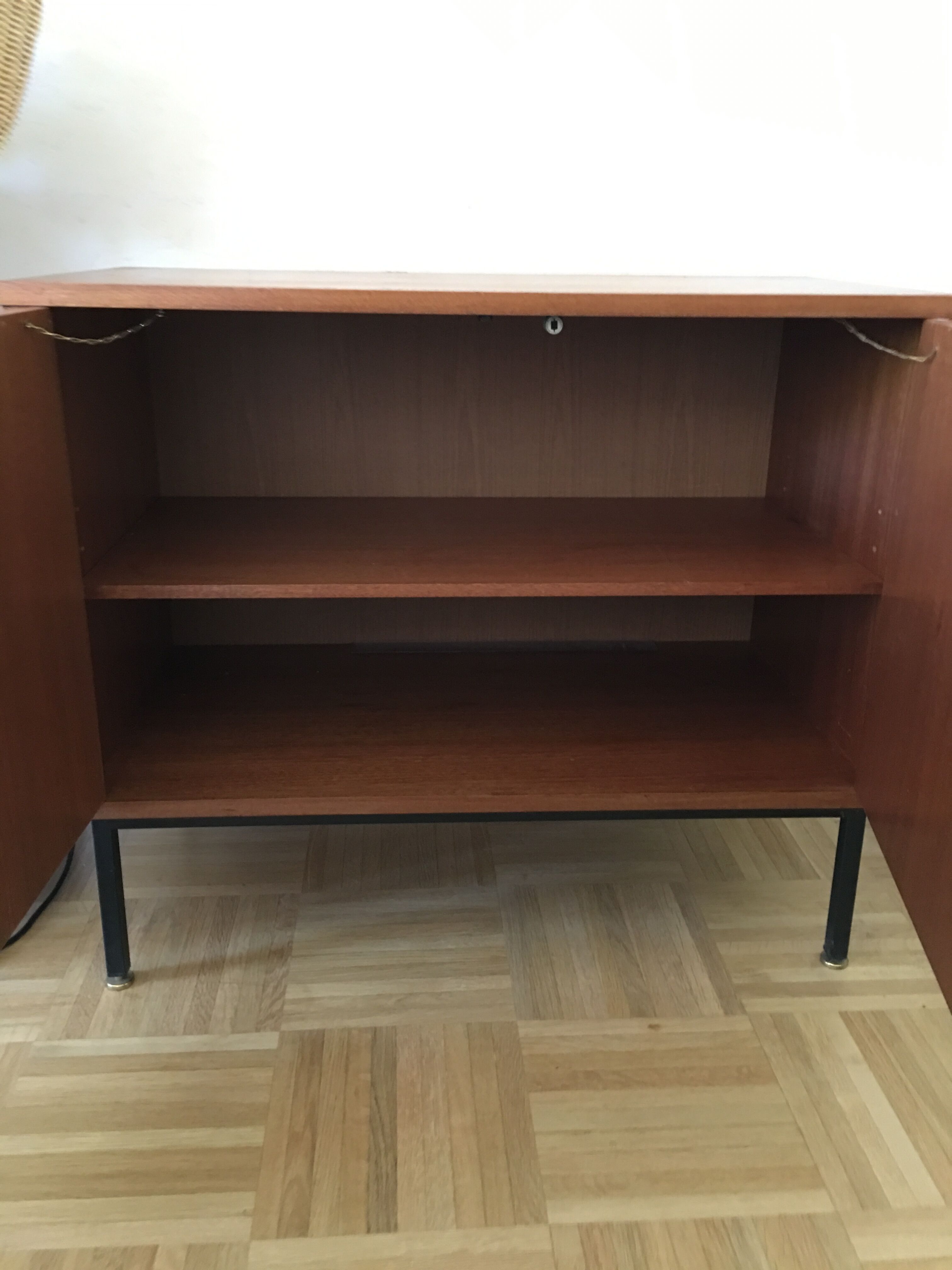 Vintage furniture in teak veneer