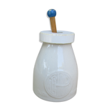 Old mustard pot in gres