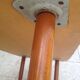 Scandinavian ceramic and teak design vintage coffee table