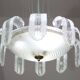 Museal Art Decò Ercole Barovier Murano Glass Chandelier, 1930