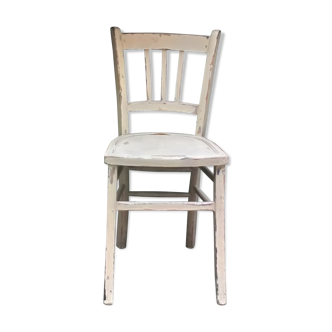 Chaise de bistrot patinée