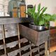 Industrial workshop furniture with metal drawers