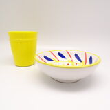 Multicolored Italian ceramic bowl