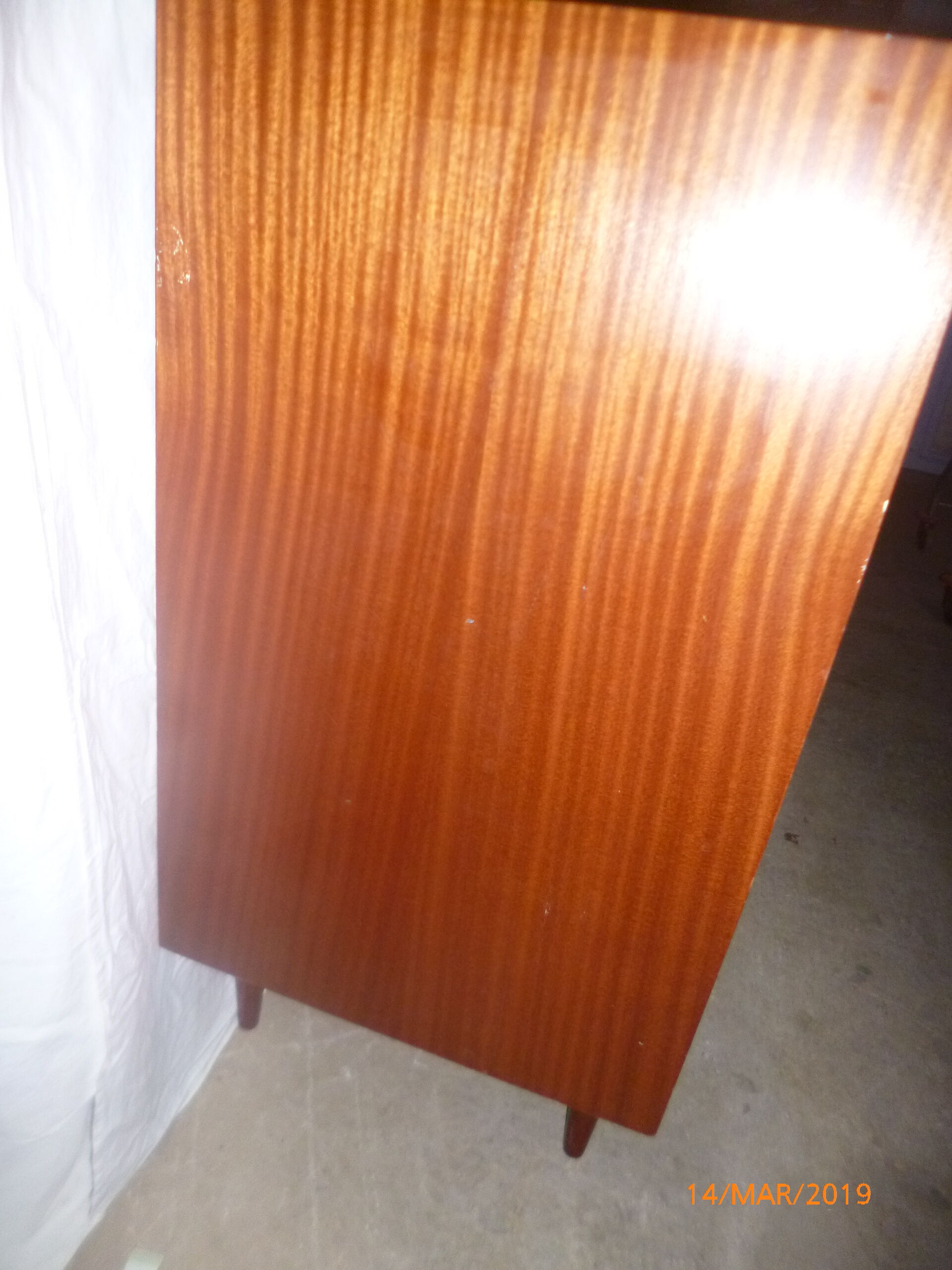 Chest of drawers vintage feet compass 1960