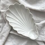Ravier, shell ramekin in old porcelain