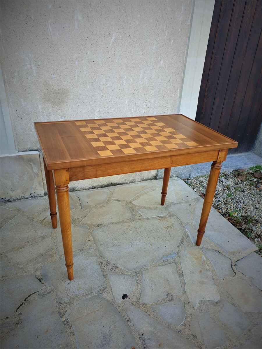 Table à jeux ancienne